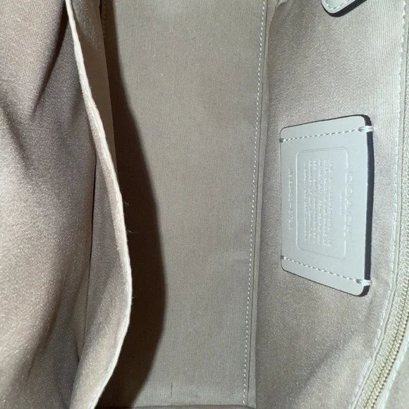 Coach Blueberry Rowan and wristlet matching set - Picture 6 of 7